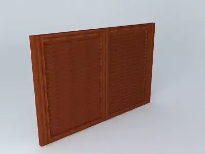 Window brown Free 3D model