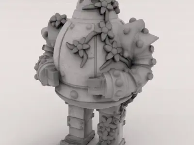 environment set barrel 3D print model