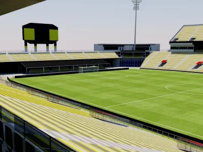 Mapfre Stadium - Columbus Crew - USA 3D model