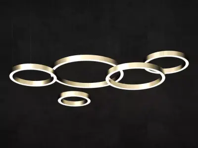 Ceiling Light  Brass by ForstLight  3D model