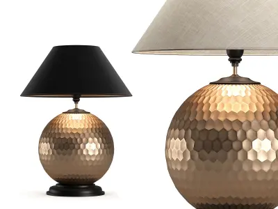 Golden Lamp 3D model