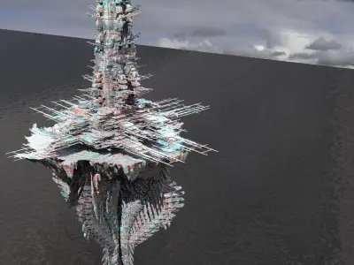Dragon Moon base Tower 3D model