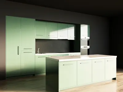 43-Kitchen7 glossy 4 3D model