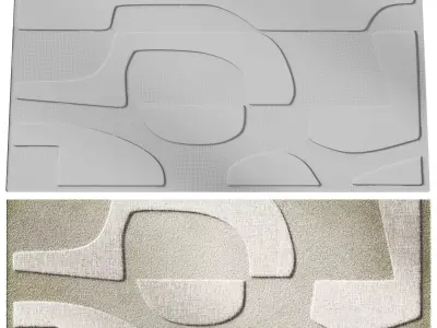 Rug Eve Cream 3D model