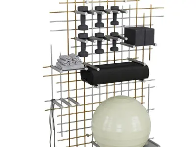 Super Yoga Grid 3D model