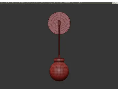 MAIBEL WALL Low-poly 3D model
