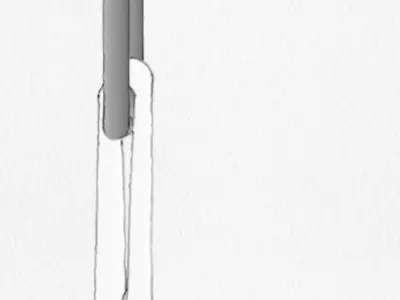 Restoration Hardware Lambeth Knurled Towel Ring 3D model