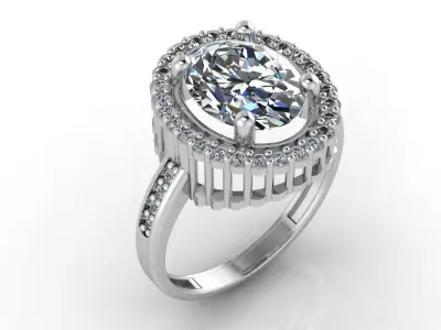 Mini Set Ring Pendant Earrings STL 3DM Womens Jewelry 3D print model