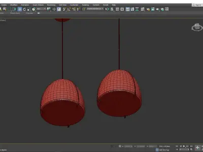 Paravo Pendant Light Low-poly 3D model