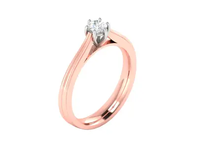 Women Ring  Render 3dm STL OBJ FBX Details 3D print model 311