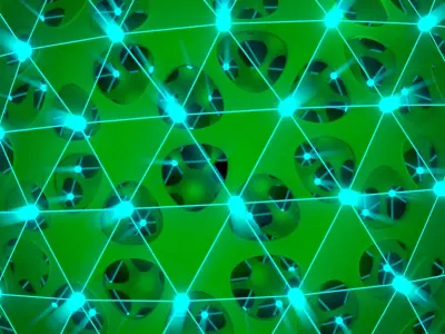 abstract futuristic sphere 3D model