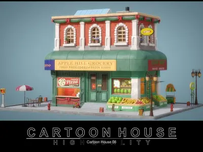 Cartoon House Pack 02