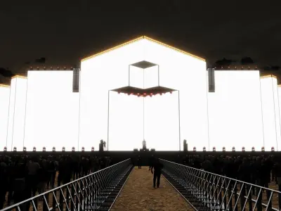 Big Festival Stage Design 3D model