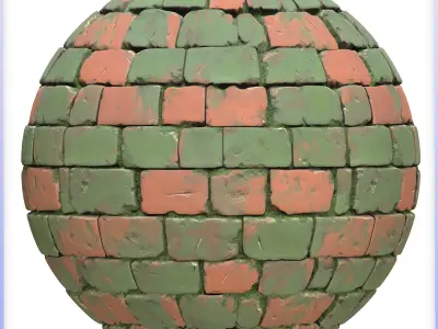  Stylized Wall Seamless Texture Texture 2