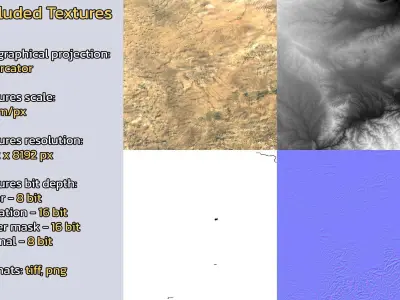 Baiyin China City Landscape 3D Model 3D model