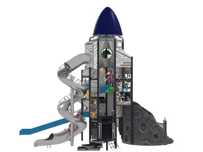 Playground for children 04 3D model