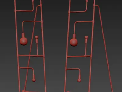 BEAUBIEN 3 POSITIONS  CEILING  FLOOR AND WALL 3D model