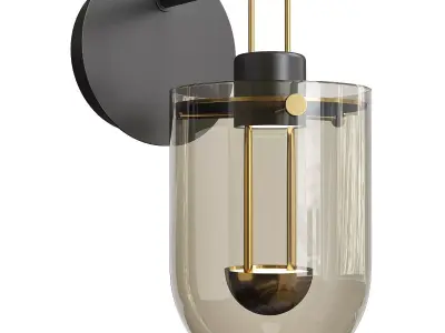 SIVAN WALL SCONCE Low-poly 3D model