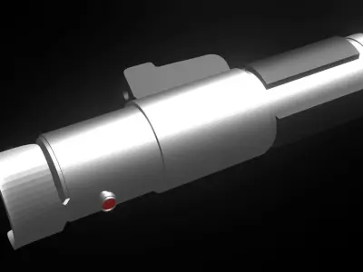 Yoda Lightsaber only handle 3D model