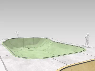 Bowl 06 - Skate Park 3D model