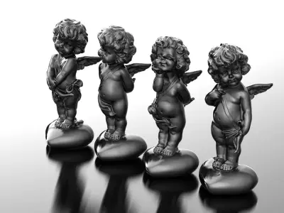 Angel Baby Cupid 14 3D print model