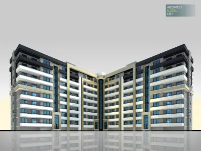 Architectural 3D Home Model  Low-poly 3D model