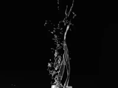 3D WATER SPLASH 3D model