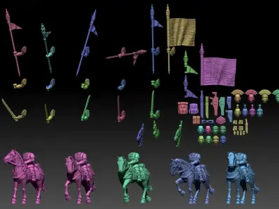 Universal Guard - Cavalry 2 3D print model