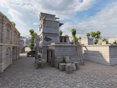Historic city -Ancient City babel 3D model