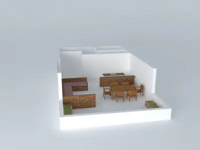 lucianaorkut apartment with floor Free 3D model