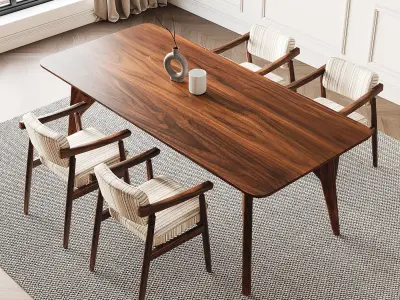 Dining Room Interior  ID410 3D model