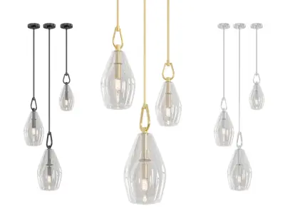 RH Botanist Flute Pendant 3D model