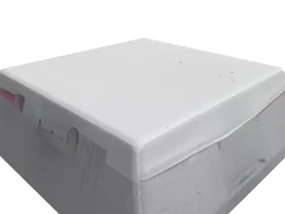 Concrete Pavement Barrier Block Low-poly 3D model