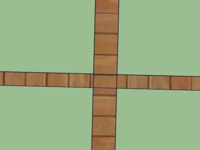 wooden pergole model 3D model