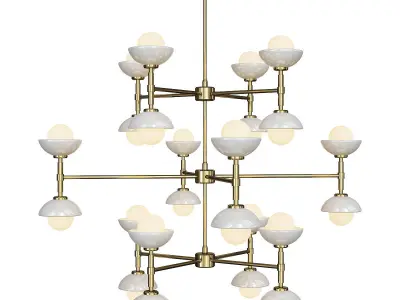 GREENWICH CHANDELIER  Low-poly 3D model