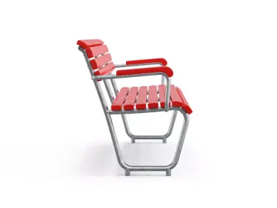 LandiRL park bench 3D model