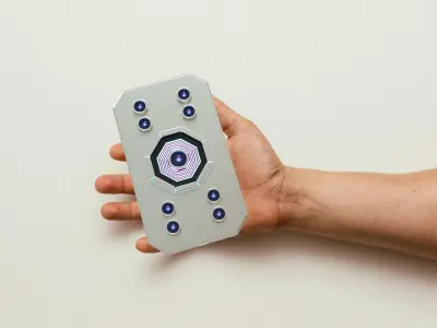 CyberX Futuristic Sci-fi Cyberpunk Smartphone 3D model