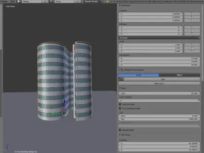 City Building Design S-1 Low-poly 3D model