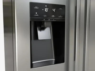 Fridge-freezer Bosch KAD93VBFP 3D model