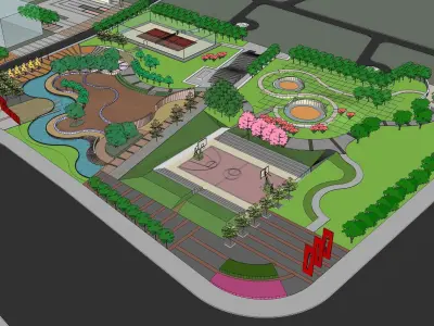 Sketchup Plaza 219 3D model