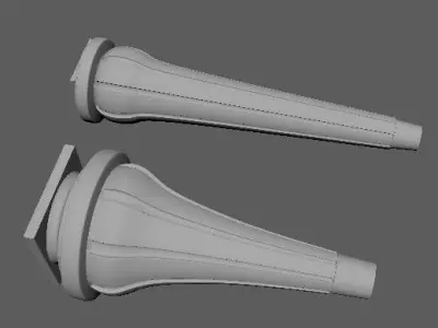 2 leg High quality 3d models for processing on a cnc machine 3D model purchase