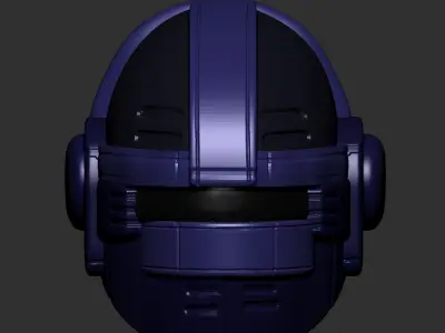 helmet high poly sculpt 3d printable ver 7 3D model 3D model