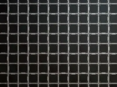 Dark Perforated Metal Slotted Vents PBR SEAMLESS Texture