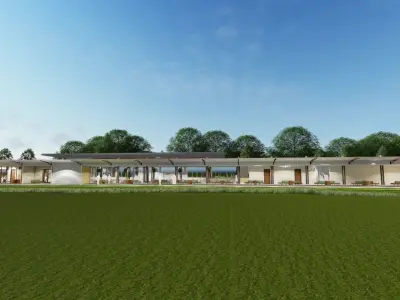 driving range golf 3D model