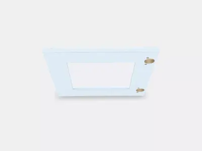 ENKOPING Glass door Low-poly 3D model