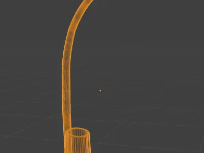 Modern Study Desk Lamp Blender 3D Model Low-poly 3D model