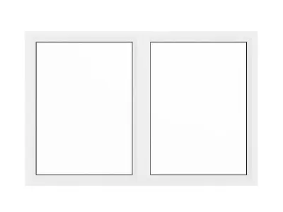 White Window 17 3D model