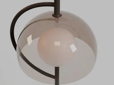 HOOD LAMP TISCHLEUCHTE by Designer Andreas Kowalewski 3D model