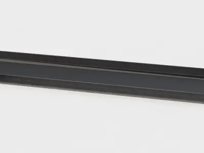 Road straight Low-poly 3D model