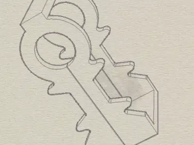 Pocket Lantern Template 5 3D print model